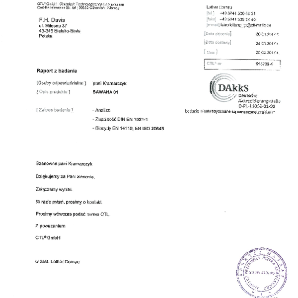 sawana - trudnopalnosc